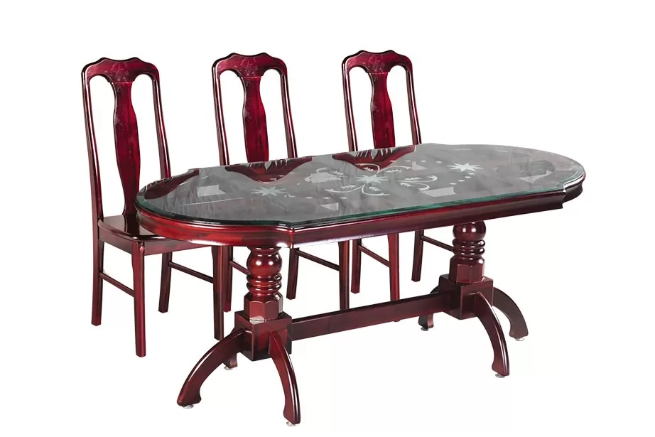 BÀN GHẾ ĂN GỖ TỰ NHIÊN