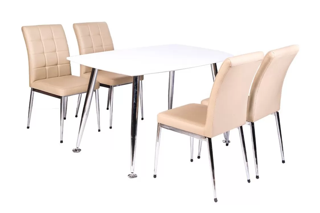 BÀN GHẾ ĂN KHUNG THÉP