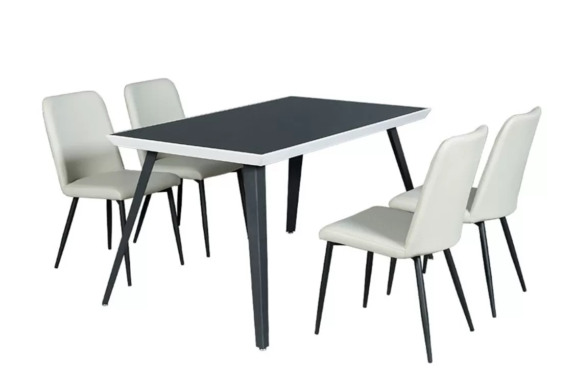 BÀN GHẾ ĂN KHUNG THÉP