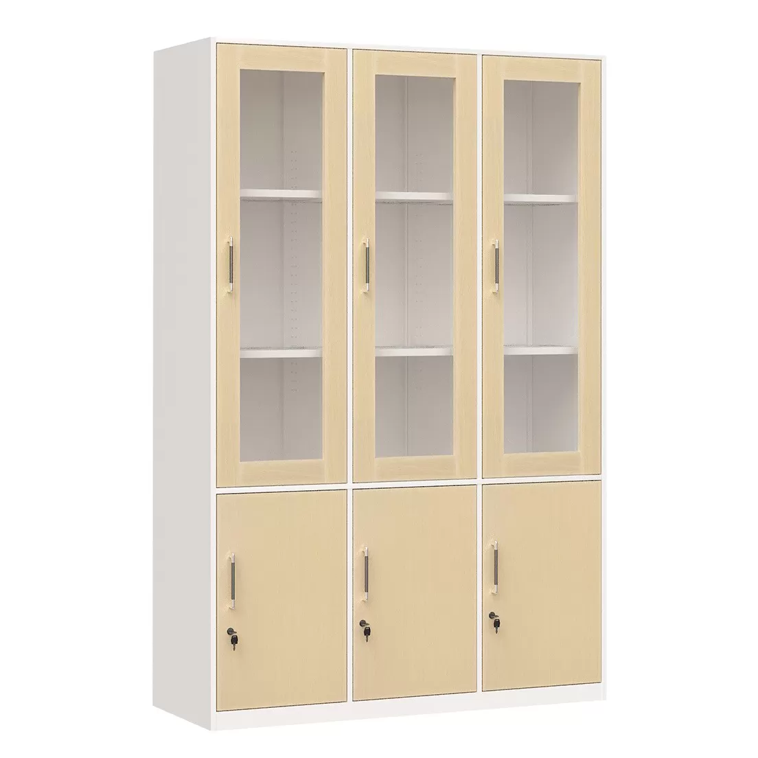 TỦ SẮT CÁNH GỖ